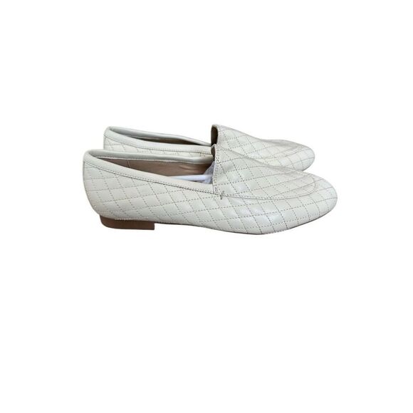 Onyx Quilted Cream Loafers Size 8.5 - Picture 3 of 8